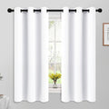 Yakamok Room Darkening Curtains 42x63 inch Length Pure White-Living Room | 2 by Yakamok