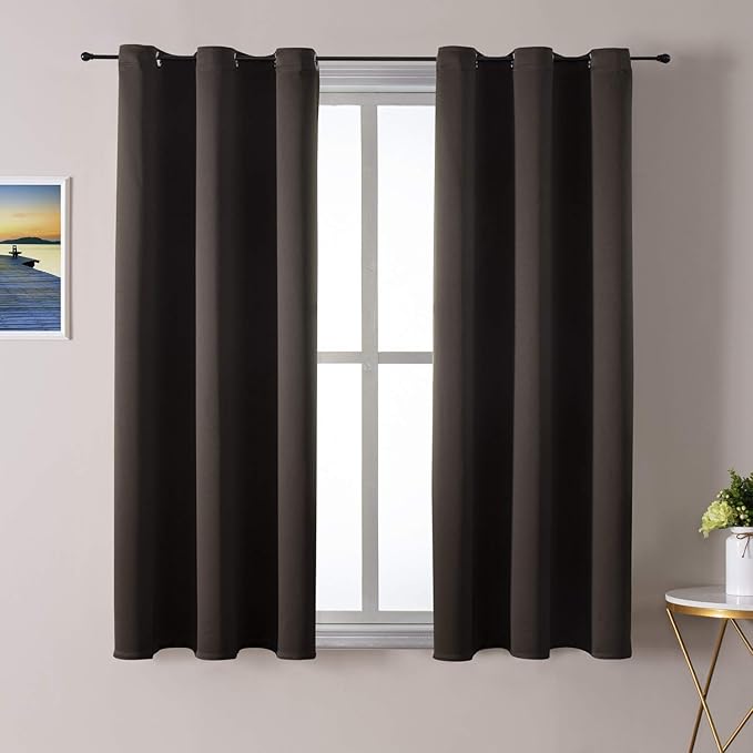 ChrisDowa Blackout Curtains for Bedroom and Living Room 40 Inches Long | 2 by ChrisDowa