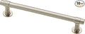 Franklin Brass - Francisco Satin Nickel Cabinet Handles 5 Inch (5") Hole Center Pulls | Easy Install, Durable Hardware for Kitchen Cabinet Door, Drawers, Dresser Pull, Furniture (10 Pack)