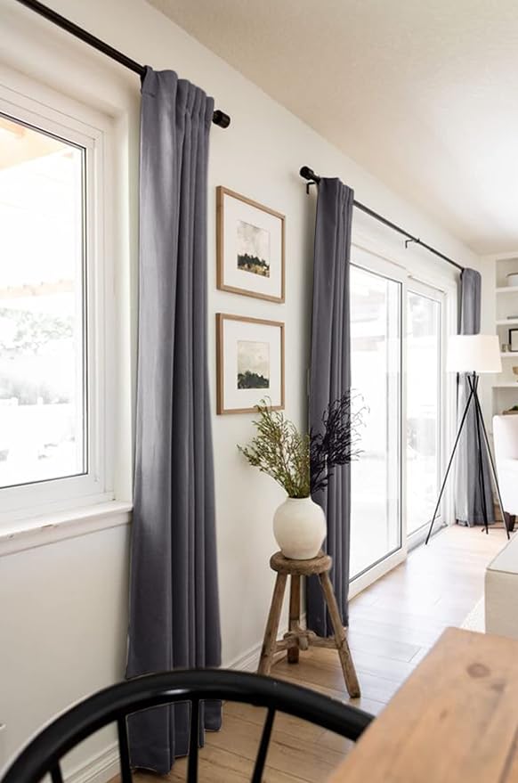 Faux Linen Total Blackout Curtains - Image 5