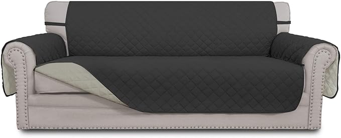 Easy-Going 4 Seater Sofa Slipcover Reversible Sofa Cover Water Resistant Couch by Easy-Going