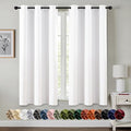 MIULEE Blackout Curtains for Bedroom 2 Panels 40 x 54 Inch Long Pure White | by MIULEE