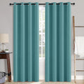 MIULEE 100% Blackout Linen Curtains by MIULEE
