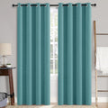 MIULEE 100% Blackout Linen Curtains by MIULEE
