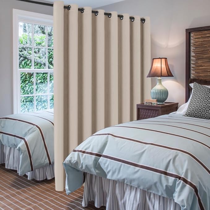 H.VERSAILTEX Blackout Patio Curtains 100 x 90 Inches - Image 2