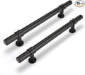 goldenwarm 15 Pack Black Cabinet Pulls 5 Inch Black Cabinet Handles Dresser Drawer Handles Kitchen Dawer Pulls and Knobs Modern Kitchen Hardware