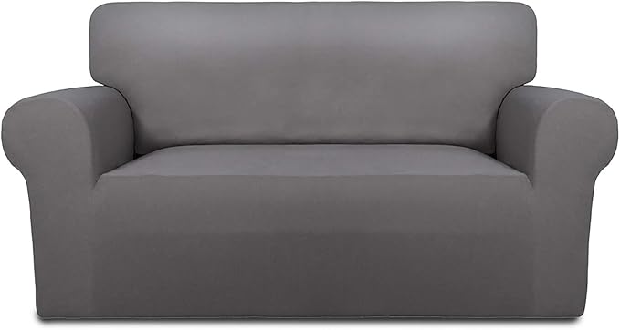 PureFit Stretch Loveseat Covers Fleece Couch Covers by PureFit
