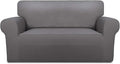 PureFit Stretch Loveseat Covers Fleece Couch Covers by PureFit
