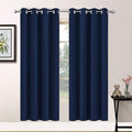 Yakamok Room Darkening Curtains 52x72 inch Length Navy Blue-Living Room | 2 by Yakamok