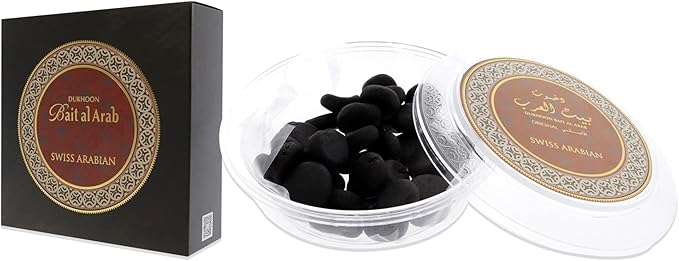 SWISS ARABIAN Bakhoor Bait Al Arab - Luxury Products from Dubai - Lasting and Addictive Home Fragrance Incense - Give Your Home a Seductive Signature Aroma - The Luxurious Scent of Arabia - 40 pc