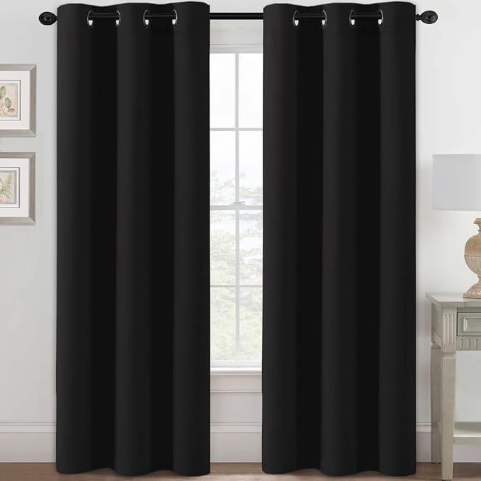 H.VERSAILTEX Blackout Curtains for Bedroom Thermal Insulated Room Darkening by HVERSAILTEX