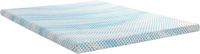 Roost Sleep Cool Cloud Supreme 3 Inch Gel Memory Foam Full Mattress Topper – Cooling, Ventilated Design for Back and Pressure Relief