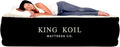 King Koil Luxury Air Mattress Queen with Built in Pump, Integrated Premium Pillow Inflatable Airbed for Guests, Camping & Home (Manufacturer Warranty)