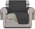 Easy-Going Reversible Couch Cover, Small Chair, Darkgray/Beige | Machine by Easy-Going