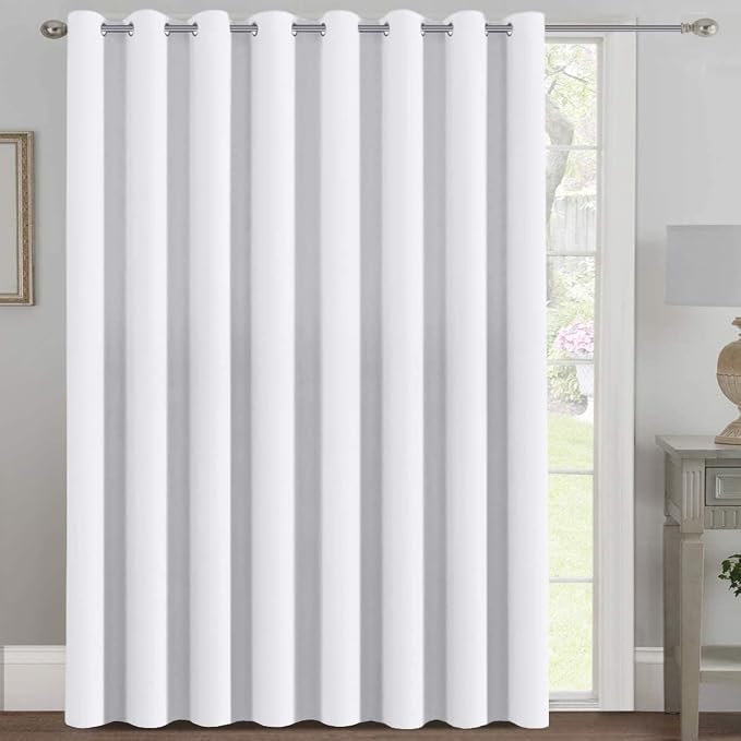 H.VERSAILTEX Patio White Curtains 100 x 90 Inches by HVERSAILTEX