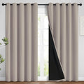 Yakamok Natural Blackout Curtains 84 Inches Long by Yakamok