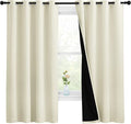 NICETOWN Warm Curtains for Winter, Bedroom Full Blackout Curtain Panels by NICETOWN