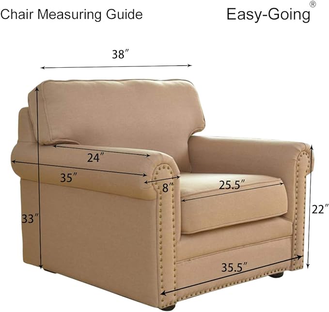 Easy-Going Reversible Couch Cover, Small Chair, Water Resistant Furniture Mat - Image 7