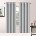 Yakamok Room Darkening Curtains 52x63 inch Length Light Grey-Living Room | 2 by Yakamok