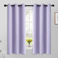 Yakamok Room Darkening Curtains 42x63 inch Length Lilac-Living Room | 2 panels by Yakamok
