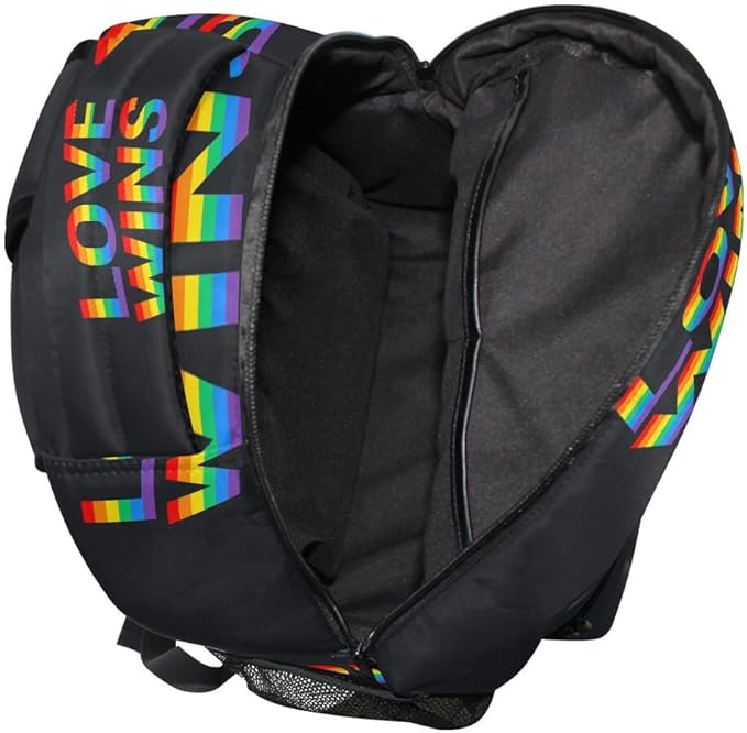 School Backpack Love Wins Pride Rainbow Teens Girls Boys Schoolbag Travel Bag