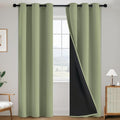 SimpleHome Sage 100% Blackout Curtains Room Darkening Living Room 84 Inch | by SimpleHome
