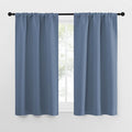 NICETOWN Kitchen Curtains, Short Blackout Curtains & Drapes, Small Window Rod by NICETOWN