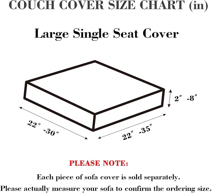 Sofa Covers Couch Covers for Sofa Pet Friendly Couch Cushion Covers Universal - Image 2