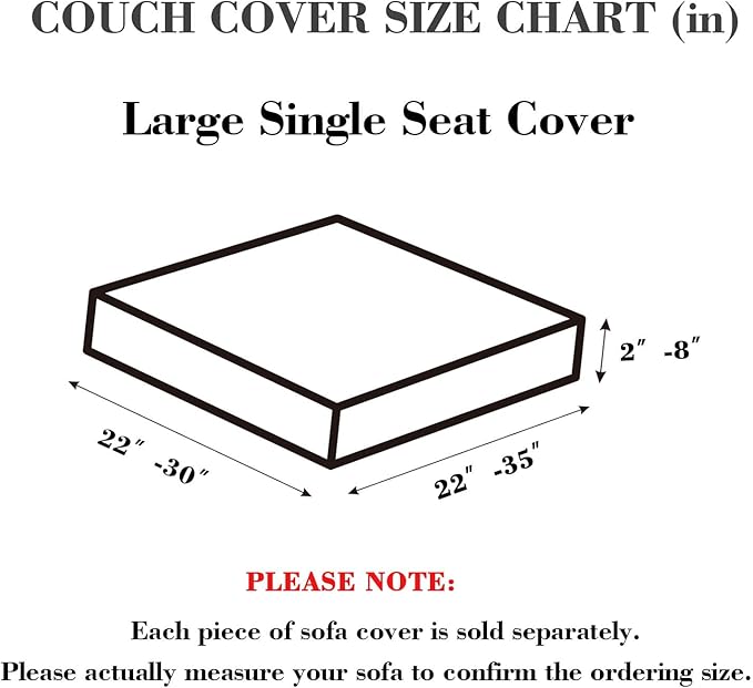 Sofa Covers Couch Covers for Sofa Pet Friendly Couch Cushion Covers Universal - Image 2