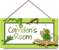 Personalized Signs Funny Turtle Sign Customizable Gifts for Nursery,Nursery Decor, Baby Kids Room Front Door Decor Home Decorative Door Hanger for Kids Boys Girls Baby Bedroom…