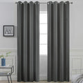 Yakamok Room Darkening Curtains 52x96 inch Length Dark Grey-Living Room | 2 by Yakamok