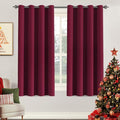 H.VERSAILTEX Christmas Blackout Curtains Blackout Thermal Insulated Curtains by HVERSAILTEX
