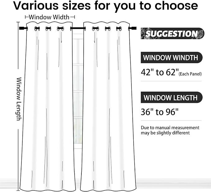 SimpleHome 100% Blackout Curtains - Image 2