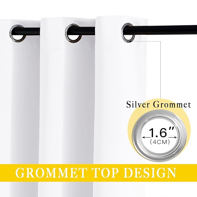 NICETOWN White Sliding Door Curtain - Image 2