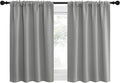 NICETOWN 2 Panels Blackout Curtains, Rod Pocket Thermal Insulated Drapes by NICETOWN