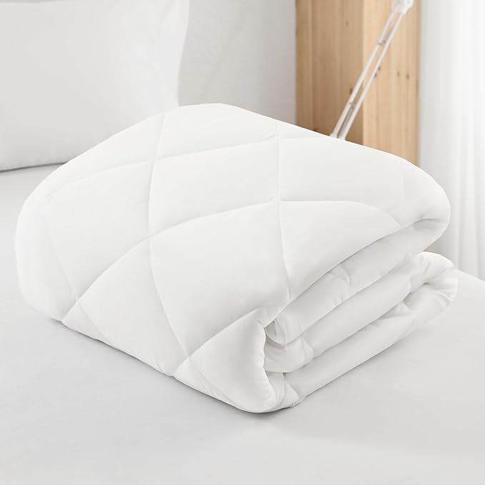 Sleep Philosophy Waterproof Mattress Protector King Size Mattress Pad, 3M Scotchgard, Quilted & Fitted Microfiber Mattress Topper, Noisless & Deep Pocket Fits Up to 20" Mattress, King White