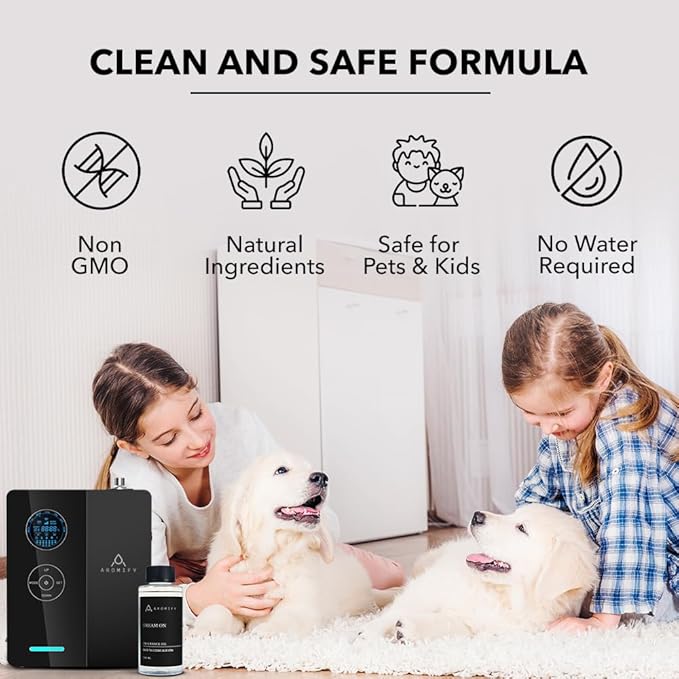 Dream On Diffuser Oil, 6.7 FL Oz, 200 mL, Luxury Hotel Scent Diffuser Oil for Home, Office & Spa, Fragrance Essential Oils for Aromatherapy, Aloe Vera & Cedarwood.