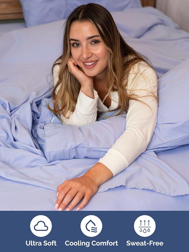 Extra Deep Split King Sheet Set - 7 Piece Breathable and Cooling Sheets - Hotel Luxury Bed Sheets Set - Easy Fit - Soft, Wrinkle Free and Comfy Sheets Set - Lavender Sheet Set with Extra Deep Pockets