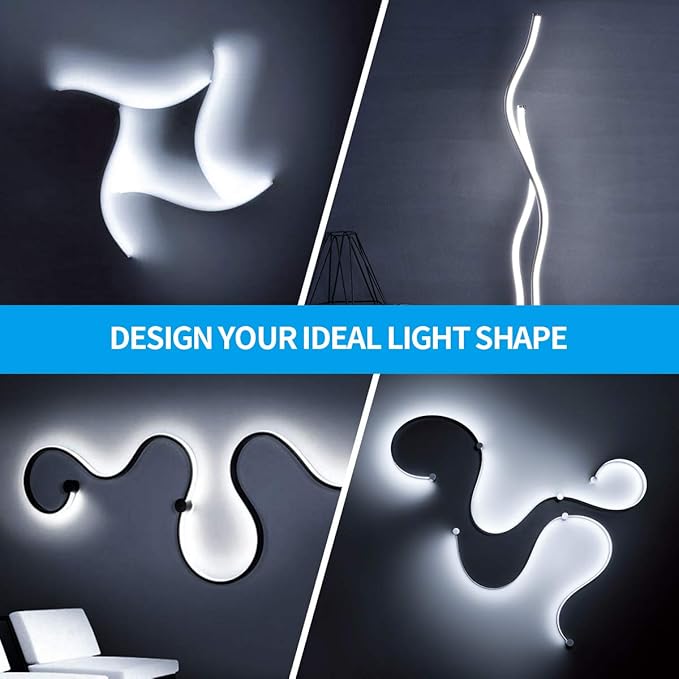Led Strip Lights 32.8ft White Dimmable Led Light Strip Flexible Rope Lights Kits with 12v Etl Power Supply, Adhesive Clips, Dimmer Switch and Connectors for Indoor Decor