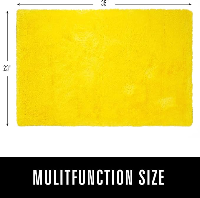 LOCHAS 2x3 Area Rugs Fluffy Living Room Carpets - Image 2