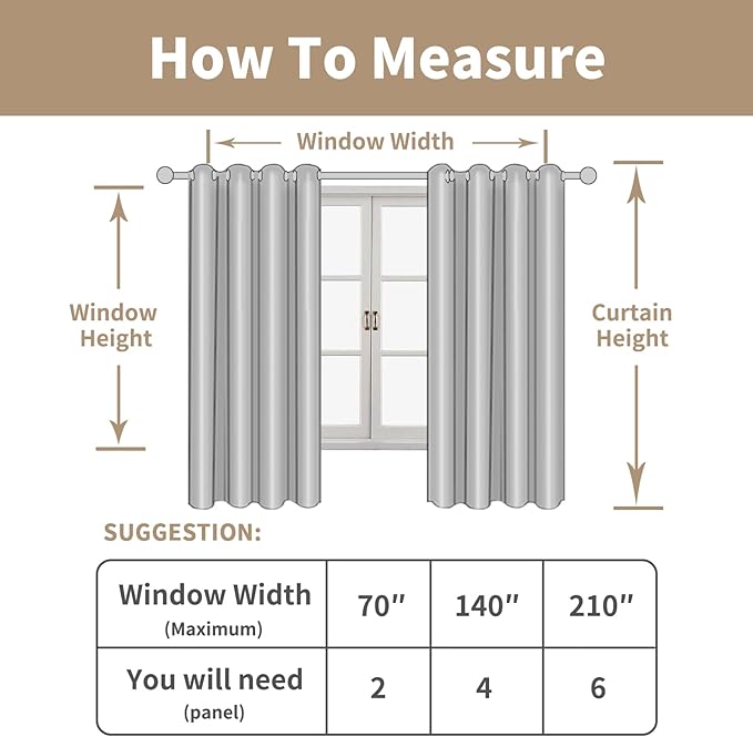 Brown Linen Curtains 72 inches Long - Image 7