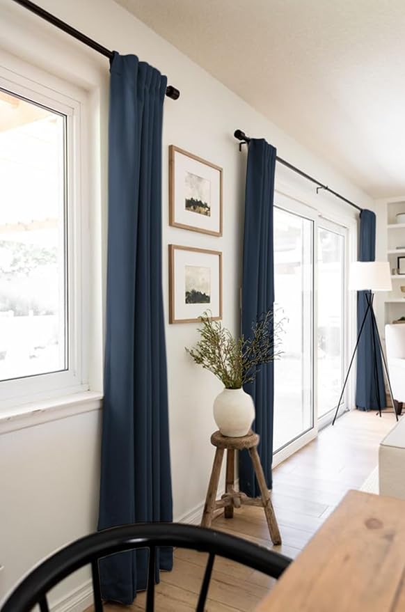 Linen Textured Total Blackout Curtains - Image 5