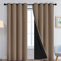Yakamok Khaki Blackout Curtains 84 Inches Long by Yakamok