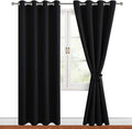 Blackout Curtains for Bedroom, 52 x 96 Inches Long, 2 Panels, Window Curtains by Hiasan