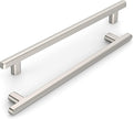 10 Pack 7.5 Inch(192mm) Kitchen Cabinet Handles Brushed Satin Nickel Cabinet Pulls Kitchen Cabinet Hardware Drawer Pulls for Cupboard Wardrobe
