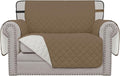 Easy-Going Reversible Couch Cover, Chair 30 in, Camel/Ivory | Machine Washable by Easy-Going