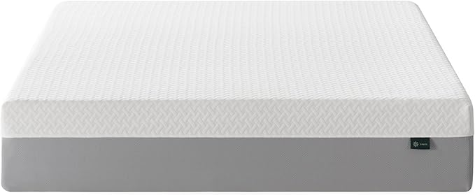 ZINUS 10 Inch Green Tea Essential Memory Foam Mattress [New Version], Queen, Fiberglass Free, Medium Feel, Breathable Airflow Memory Foam, Certified Safe Foams & Fabric, Mattress in A Box