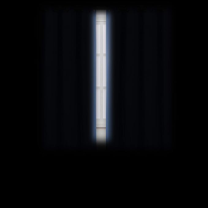 Sky Blue Thermal Blackout Curtains/52 x 63 Inch/Set of 2 Panels Room Darkening - Image 3