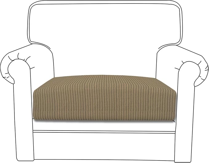 Easy-Going Stretch 1 Piece Chair Couch Cushion Cover by Easy-Going