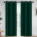 Yakamok Room Darkening Curtains 42x84 inch Length Dark Green-Living Room | 2 by Yakamok